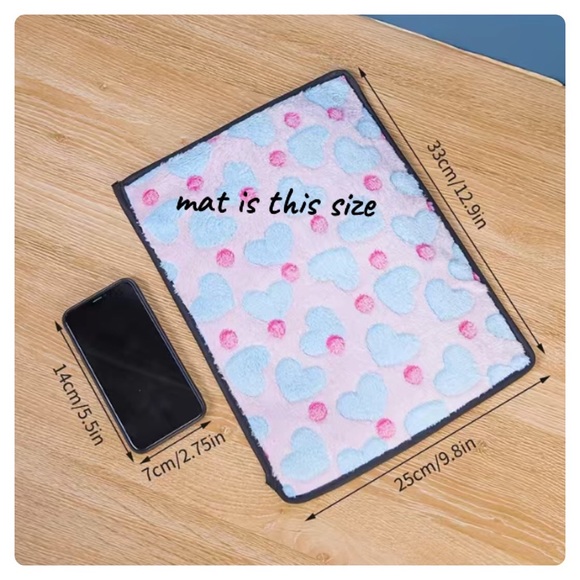 small pet bed blue and white, brand new washable dual use sides - Picture 4 of 4